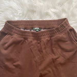 XL brown sweatpants